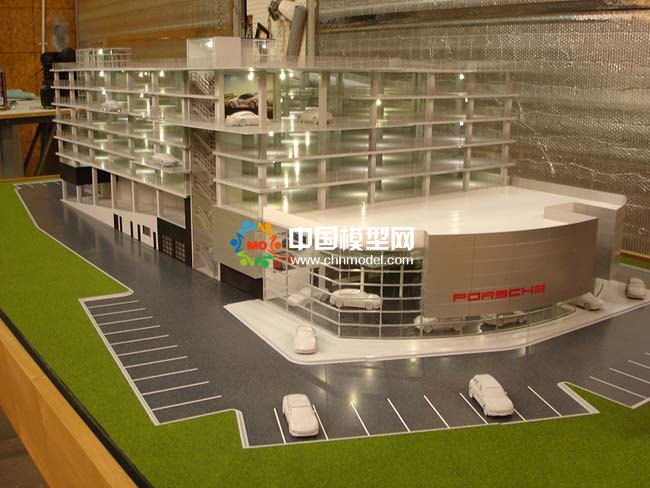 汽車(chē)展館沙盤(pán)模型，汽車(chē)展廳4S店沙盤(pán)模型