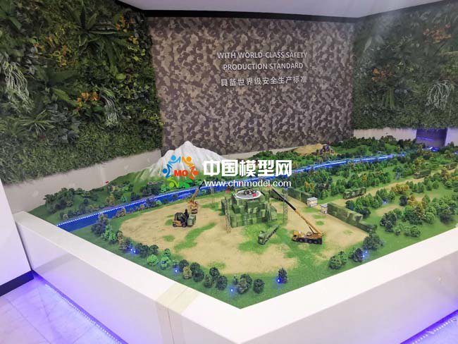 部隊建設工程安全管理沙盤模型