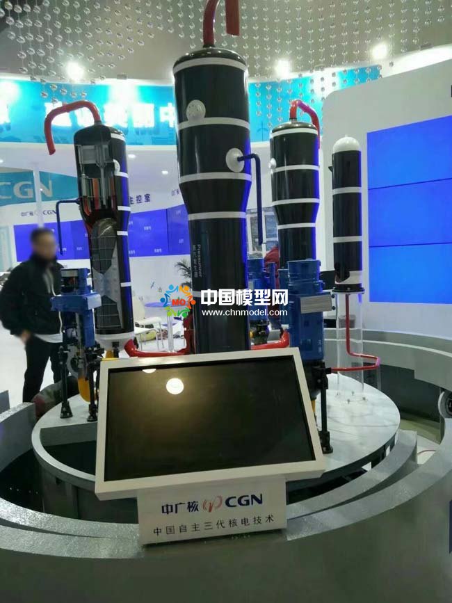中國自主三代核電技術(shù)模型，突破核電裝備的自主化