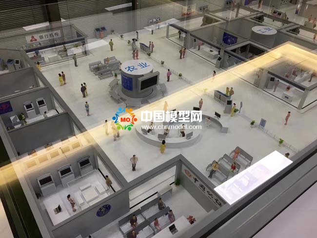 市民中心沙盤模型