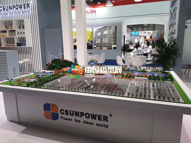 漢伏能源高效光伏組件應(yīng)用場(chǎng)景沙盤模型