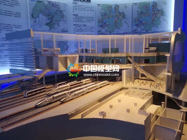 高鐵站結(jié)構(gòu)沙盤(pán)模型