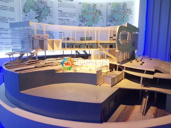 高鐵站結(jié)構(gòu)沙盤(pán)模型