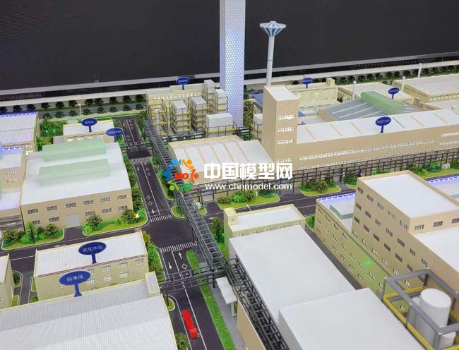 固體廢物處置利用，電解銅項(xiàng)目沙盤模型