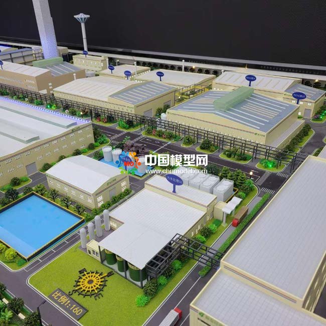 固體廢物處置利用，電解銅項(xiàng)目沙盤模型