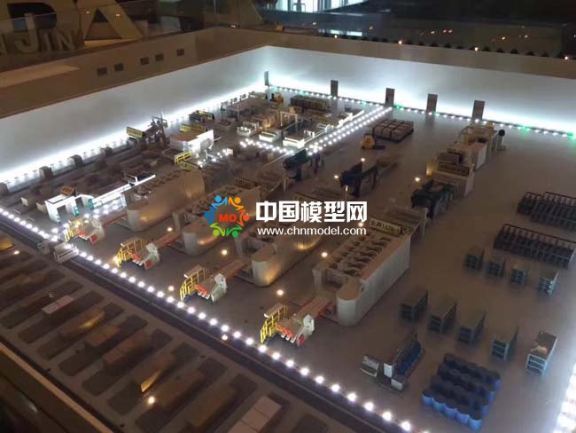 快遞物流分揀智能分揀系統(tǒng)沙盤模型