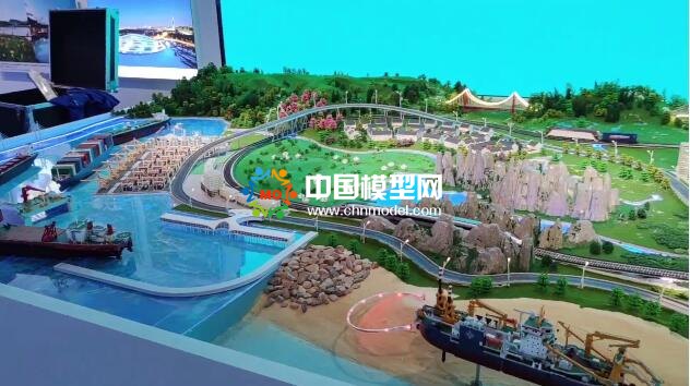 中國(guó)交建核心業(yè)務(wù)展示沙盤模型
