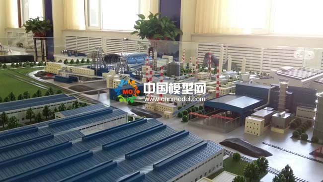 巨能特鋼廠區(qū)沙盤模型，新工藝新技術(shù)新材料新裝備實(shí)驗(yàn)基地