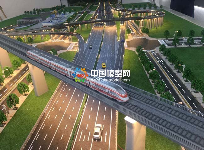西安灃東立交橋沙盤(pán)模型