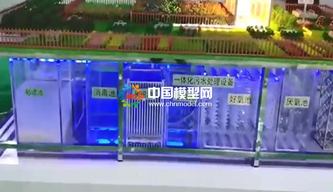 地埋式一體化地埋式污水處理設(shè)備沙盤(pán)模型