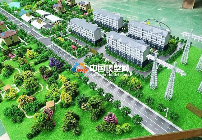 光伏電站應(yīng)用場(chǎng)景沙盤(pán)模型，太陽(yáng)能光伏屋頂發(fā)電沙盤(pán)模型