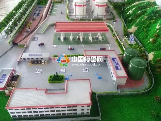 石油存儲智慧油庫沙盤模型