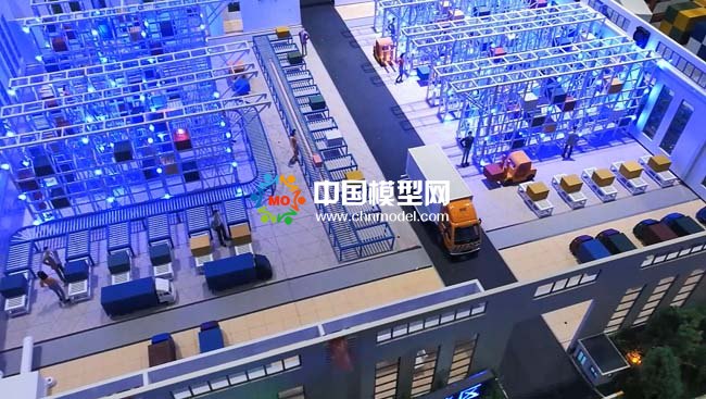 智慧倉(cāng)儲(chǔ)沙盤模型