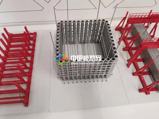 城市高架預(yù)制裝配式橋梁工藝沙盤模型