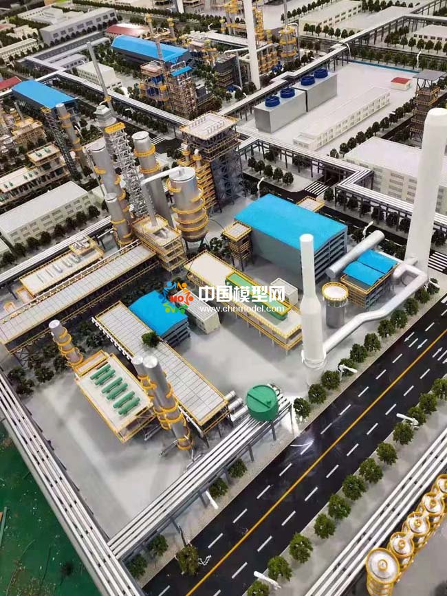 大型化工廠沙盤模型