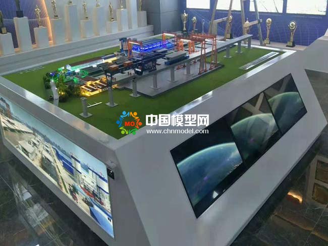 中鐵十局預(yù)制梁場沙盤模型