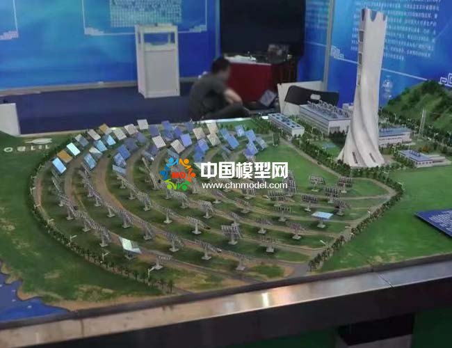 太陽(yáng)能光熱發(fā)電沙盤(pán)模型