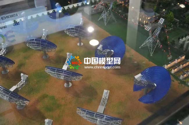 太陽(yáng)能光熱發(fā)電沙盤(pán)模型