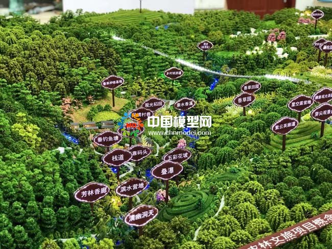 農(nóng)林文旅沙盤(pán)模型