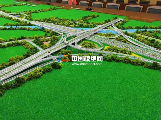寧馬高速公路沙盤模型