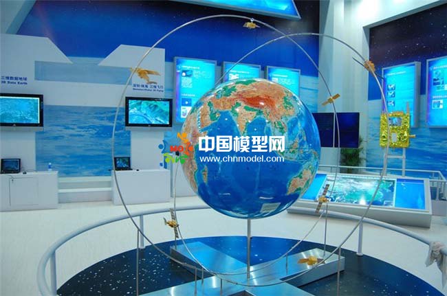 衛(wèi)星通信導(dǎo)航系統(tǒng)沙盤(pán)模型
