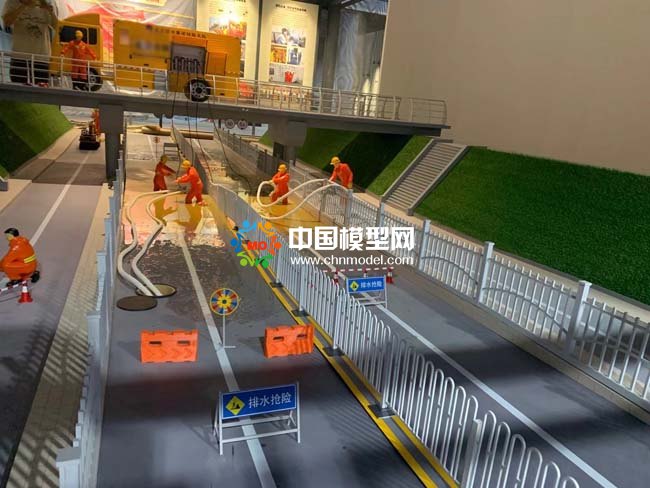 城市防汛應(yīng)急搶險(xiǎn)救災(zāi)沙盤模型