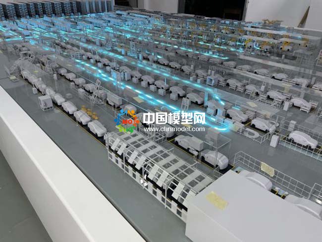 智能汽車生產(chǎn)線沙盤模型，智慧物流沙盤模型