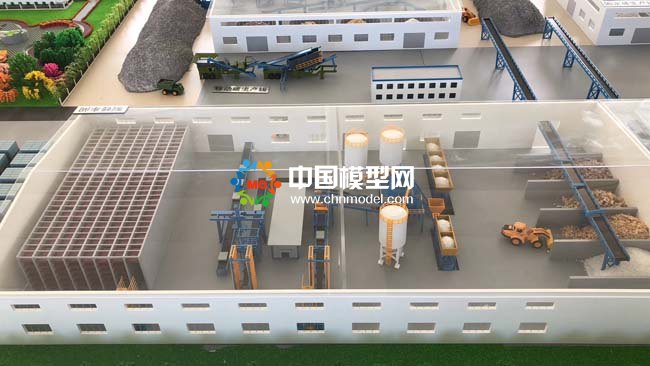 建筑垃圾制磚生產(chǎn)線(xiàn)沙盤(pán)模型