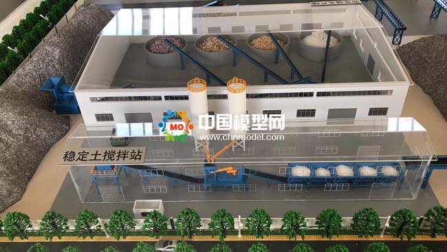 建筑垃圾制磚生產(chǎn)線(xiàn)沙盤(pán)模型