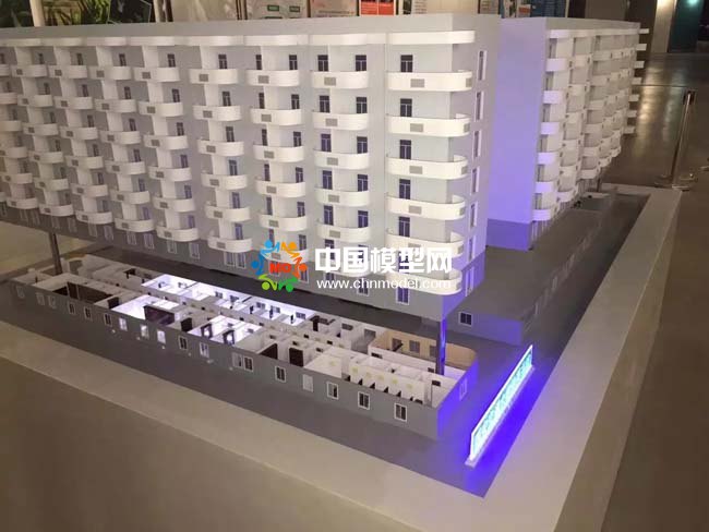 西安交通大學仲英書院建筑模型