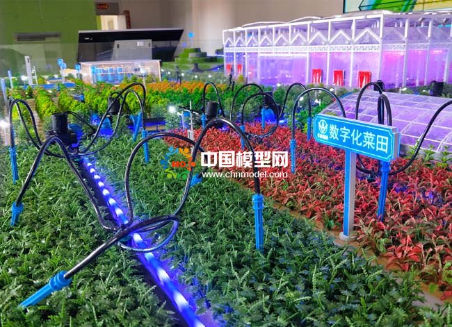 智慧農裝數(shù)字化農田沙盤模型