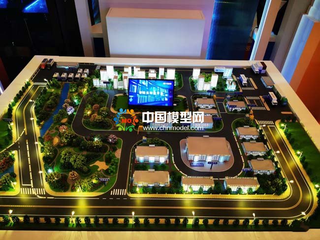 華為智能化物流沙盤模型