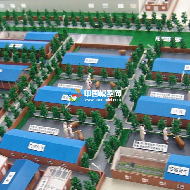 智慧養(yǎng)牛場(chǎng)沙盤(pán)模型