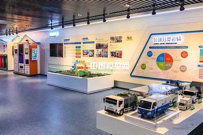 垃圾分類處理沙盤模型，垃圾分類展示教育沙盤模型