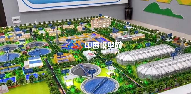 現(xiàn)代化污水處理廠沙盤(pán)模型處理過(guò)程解讀