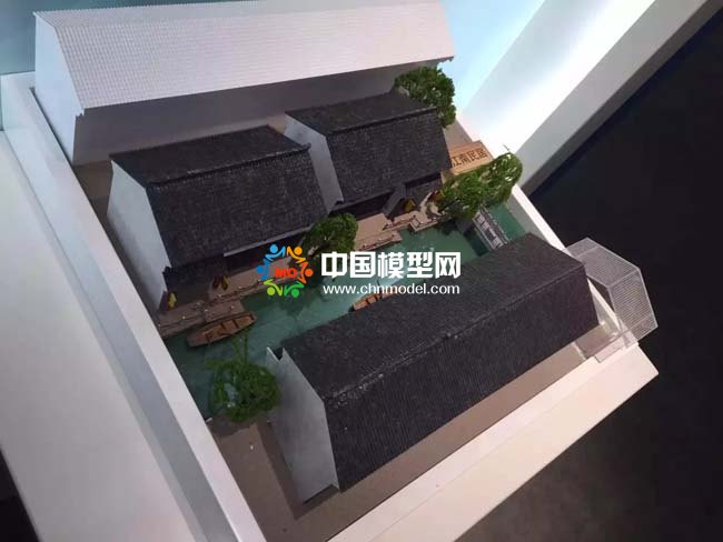 江南民居沙盤模型