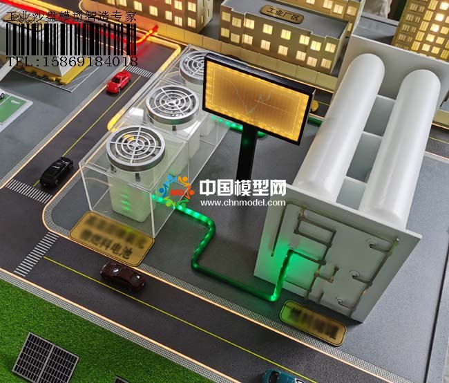 氫能燃料電池調(diào)峰沙盤(pán)模型