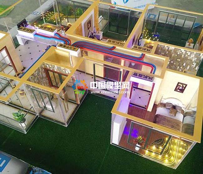 家用中央空調系統(tǒng)模型沙盤