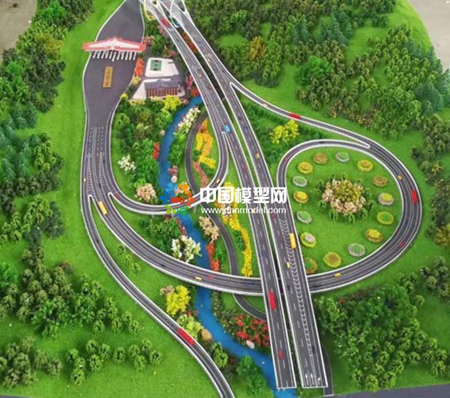 高速公路建設(shè)沙盤模型集錦