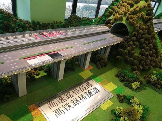 高速公路建設(shè)沙盤模型集錦