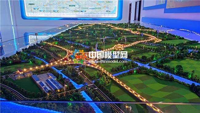 通錫高速公路沙盤(pán)模型