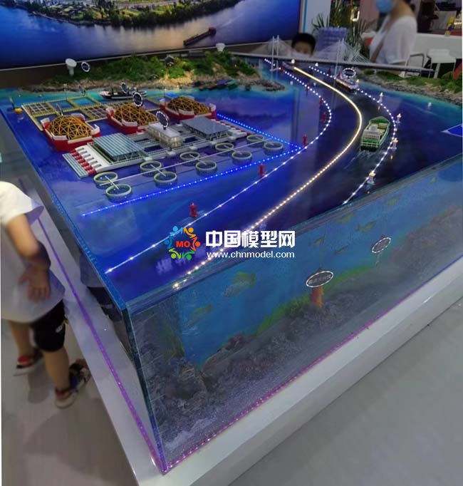 保護海洋生態(tài)沙盤模型