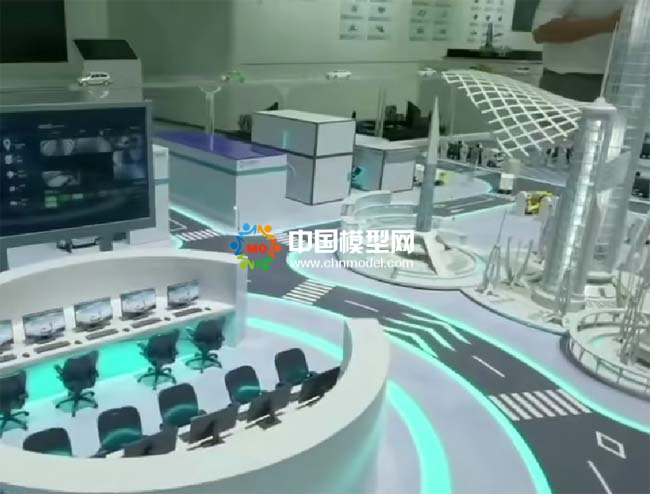  超級電港沙盤模型