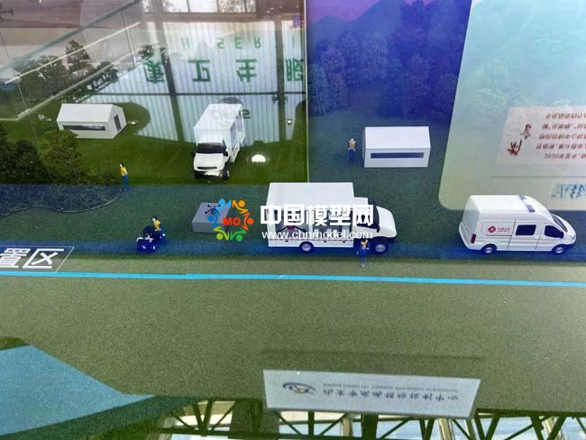 疾病預防衛(wèi)生應急車輛沙盤模型