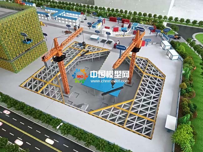 建筑工地視頻監(jiān)控系統(tǒng)沙盤(pán)模型