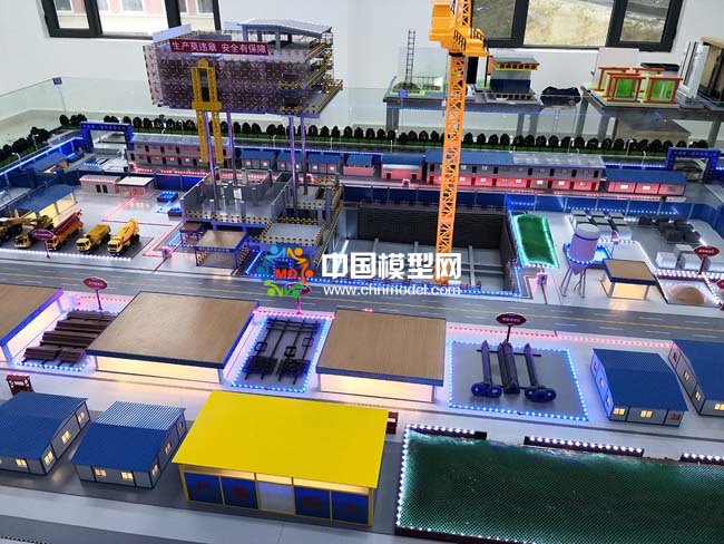 裝配式建筑工地安全管理沙盤模型