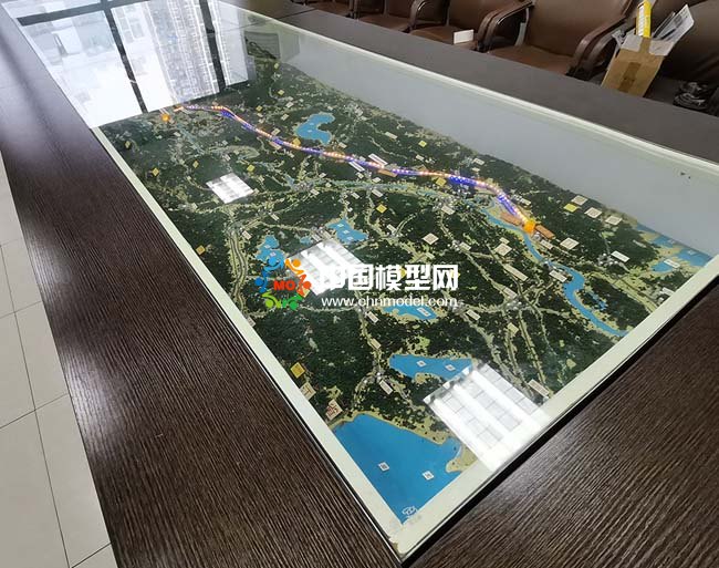 油氣管道工程沙盤模型