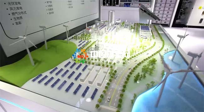 零碳智慧園區(qū)智慧能源解決方案沙盤模型