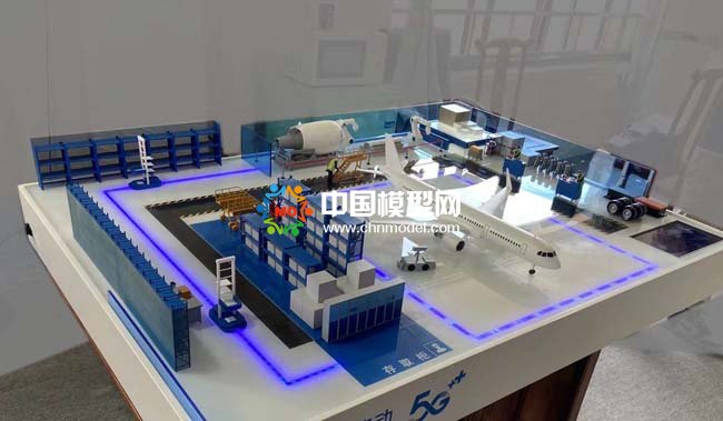 智慧機(jī)務(wù)檢修中臺(tái)沙盤(pán)模型