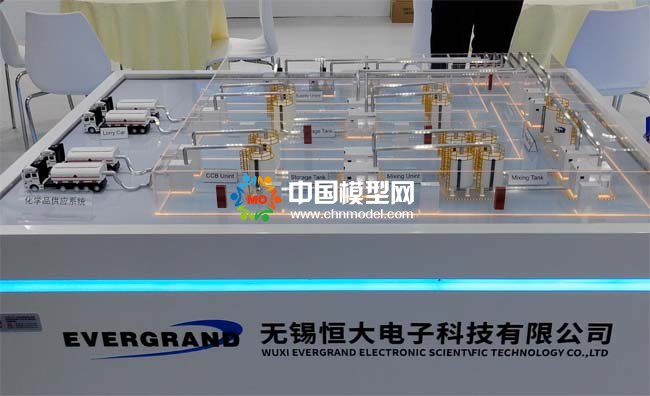 超高純化學品供應(yīng)系統(tǒng)沙盤模型